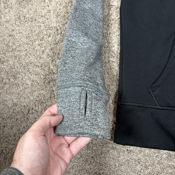 Nike Hoodie Women's S Gray Therma-Fit Training Sweatshirt Full Zip Jacket Active - Picture 2 of 11